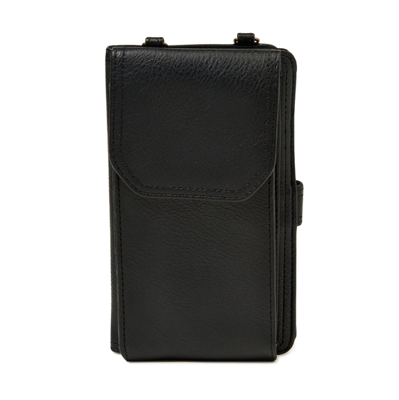 Time and Tru Women's Natalie Phone Case Cellie Wallet on a String Black - Picture 5 of 5